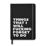 Things I Forget To Do Leather Style Notebook